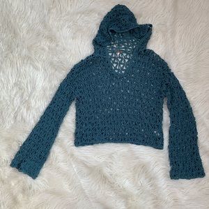 Free people knit hoodie
